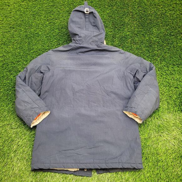Vintage 70s Sears Parka Jacket Medium 23x30 Sherpa-Lined - Picture 2 of 16